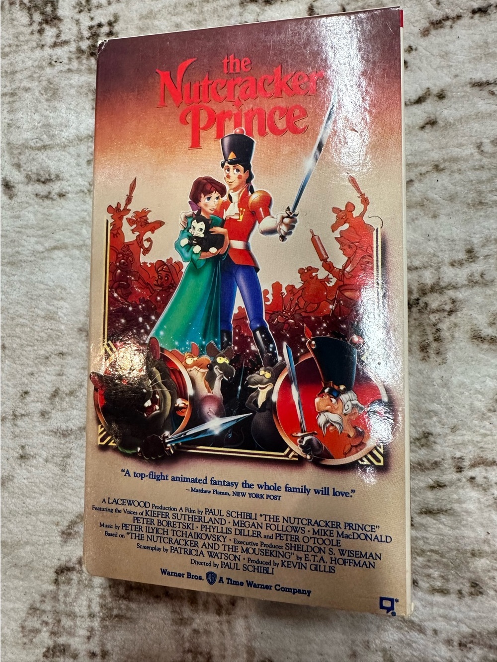 Warner Bros. The Nutcracker Prince VHS Movie with Jacket 1990’s Vintage Holiday